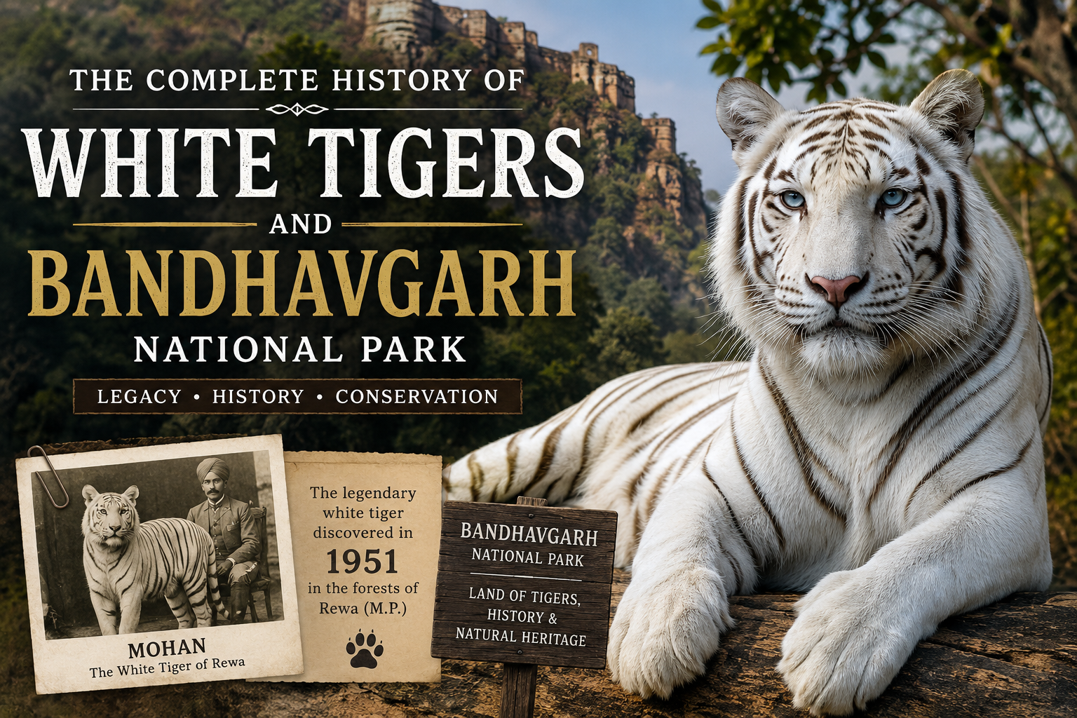 The Complete History of White Tigers and Bandhavgarh National Park