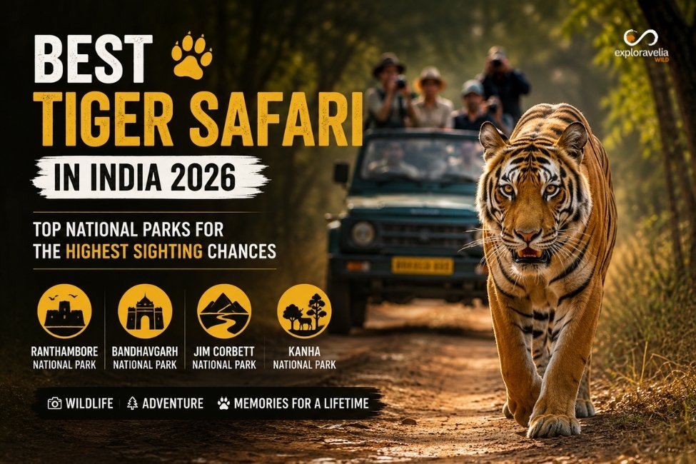 Best Tiger Safari in India 2026 | Top 10 Tiger Reserves for the Highest Sighting Chances